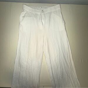 H&M Cream Linen Pants